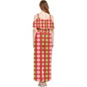 Festive Pattern Christmas Holiday Draped Sleeveless Chiffon Jumpsuit View2