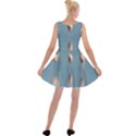 Flamingo Birds Plumage Sea Water Animal Exotic Velvet Skater Dress View2