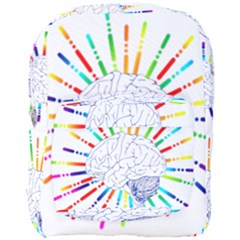Brain Icon Star Biology Abstract Full Print Backpack by Wegoenart