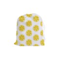 Fruit Food Juicy Organic Yellow Drawstring Pouch (Medium) View1