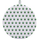 Aliens Ufo Fantasy Pattern Round Trivet View1