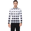Halftone Pattern Dot Modern Retro Texture Circle Men s Long Sleeve Rash Guard View1