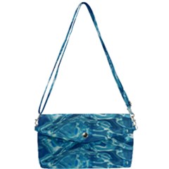 Surface Abstract Background Removable Strap Clutch Bag by artworkshop