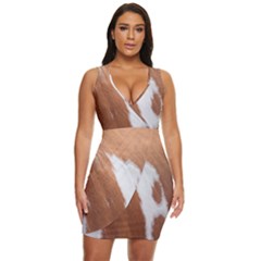 Horse Coat Animal Equine Draped Bodycon Dress by artworkshop
