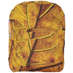 Leaf Leaf Veins Fall Full Print Backpack by artworkshop