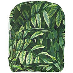Leaves Foliage Twig Bush Plant Full Print Backpack by artworkshop