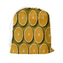 Orange Slices Cross Sections Pattern Drawstring Pouch (2XL) View2