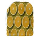 Orange Slices Cross Sections Pattern Drawstring Pouch (3XL) View2