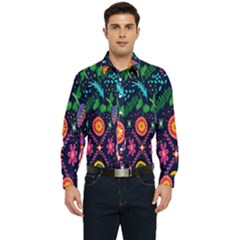 Pattern Nature Design  Men s Long Sleeve  Shirt by artworkshop