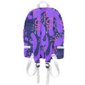 Abstract Background Shape Shapes Zip Bottom Backpack View3