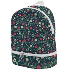 Flowering-branches-seamless-pattern Zip Bottom Backpack by Zezheshop