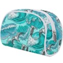 Sea waves seamless pattern Make Up Case (Large) View2