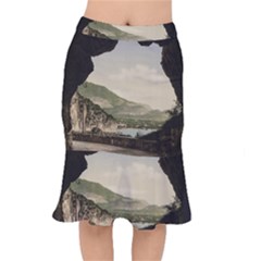 Ponale Road, Garda, Italy  Short Mermaid Skirt by ConteMonfrey