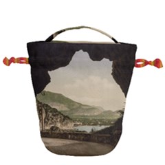 Ponale Road, Garda, Italy  Drawstring Bucket Bag by ConteMonfrey