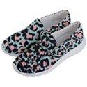 Blue And Pink Jaguar Dots Leopard Black And White Leopard Print Jaguar Dots Men s Lightweight Slip Ons View2