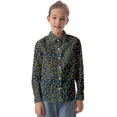 Abstract Pattern Sprinkles Sprinkle Kids  Long Sleeve Shirt by Wegoenart