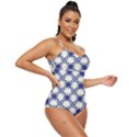 Background Pattern Texture Design Retro Full Coverage Swimsuit View3
