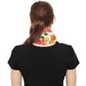 Citrus Fruit Seamless Pattern Face Covering Bandana (Triangle) View2