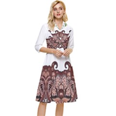 Im Fourth Dimension Colour 29 Classy Knee Length Dress by imanmulyana