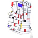 Illustration Geometric Abstract Plates Mosaic Full Print Backpack View3