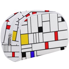Illustration Geometric Abstract Plates Mosaic Make Up Case (large) by Wegoenart