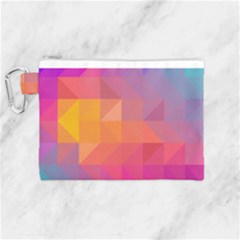 Illustration Geometric Pattern Design Graphic Canvas Cosmetic Bag (medium) by Wegoenart