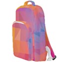 Illustration Geometric Pattern Design Graphic Double Compartment Backpack View1