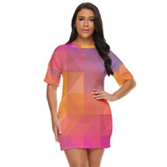 Illustration Geometric Pattern Design Graphic Just Threw It On Dress by Wegoenart