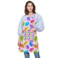 Pattern Illustration Background Abstract Leaves To Dye Pocket Apron by Wegoenart