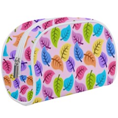 Pattern Illustration Background Abstract Leaves To Dye Make Up Case (large) by Wegoenart
