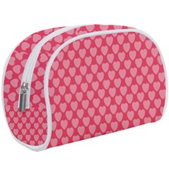 Valentine Lobe Hearts Background Seamless Tile Make Up Case (large) by Wegoenart