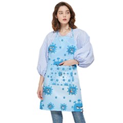 Illustration Virus Pattern Pocket Apron by Wegoenart