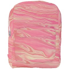 Illustration Graphic Pattern Texrure Pink Maeble Full Print Backpack by Wegoenart