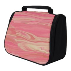 Illustration Graphic Pattern Texrure Pink Maeble Full Print Travel Pouch (small) by Wegoenart