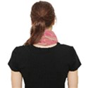 Illustration Graphic Pattern Texrure Pink Maeble Face Covering Bandana (Triangle) View2