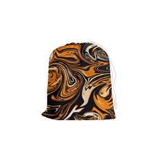 Illustration Abstract Pattern Modern Art Design Fantasy Surreal Drawstring Pouch (small) by Wegoenart