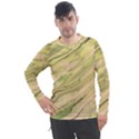 Green Pattern Texture Marble Men s Pique Long Sleeve Tee View1