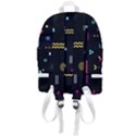 Illustration Geometric Art Colorful Shapes Zip Bottom Backpack View3