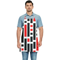 Illustration Background Geometric Pattern Kitchen Apron by Wegoenart