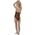 Illustration Background Pattern Texture Design Go with the Flow One Piece Swimsuit View2