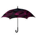 Illustration Hexagon Geometric Art Design Hook Handle Umbrellas (Large) View3