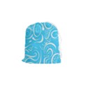 Illustration Scribble Reason Design Pattern Drawstring Pouch (Small) View1