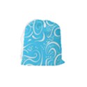 Illustration Scribble Reason Design Pattern Drawstring Pouch (Medium) View2