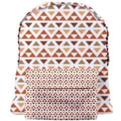 Illustration Geometric Tribal Pattern Design Giant Full Print Backpack by Wegoenart