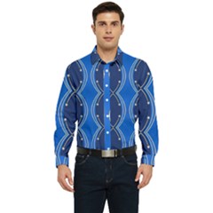 Illustration Pattern Background Wallpaper Men s Long Sleeve  Shirt by Wegoenart