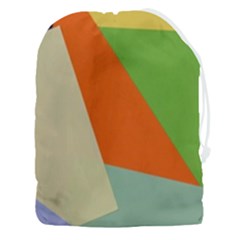 Illustration Colored Paper Abstract Background Drawstring Pouch (3xl) by Wegoenart