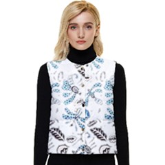 Im Fourth Dimension Colour 35 Women s Short Button Up Puffer Vest by imanmulyana