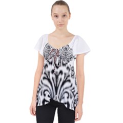 Im Fourth Dimension Black White 40 Lace Front Dolly Top by imanmulyana