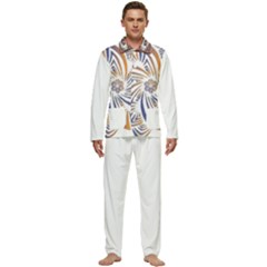  Men s Long Sleeve Velvet Pocket Pajamas Set by imanmulyana