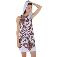 Im Fourth Dimension Colour 44 Racer Back Hoodie Dress by imanmulyana